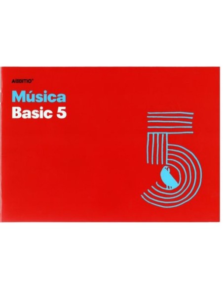 Cuaderno 4º musica basic 5 pentagramas de 16mm por pagina 20 hojas